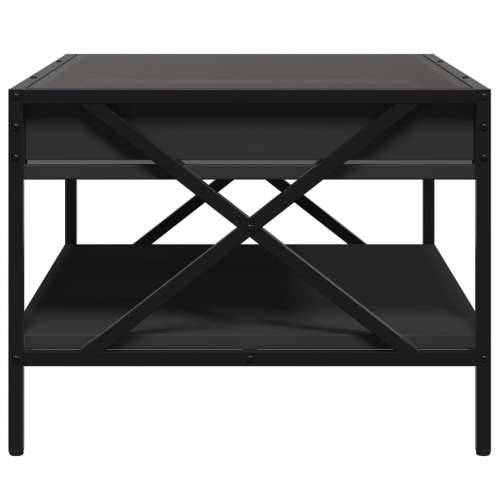 Stolić za kavu s beskonačnim LED svjetlima crni 70x50x38 cm - Crna 70 x 50 x 38 cm 1 Cijena