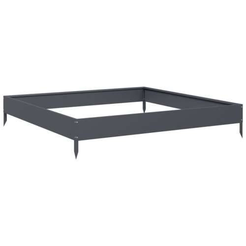 Povišena gredica - Vrtna gredica antracit 100 x 100 x 18,5 cm od čelika - Čelik/antracit 100 x 100 x 18.5 cm 1 Čelik Cijena