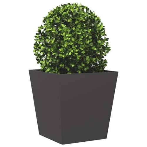 Vrtna sadilica crne 40x40x40 cm čelična - Čelik/crna 40 x 40 x 40 cm 1 Cijena