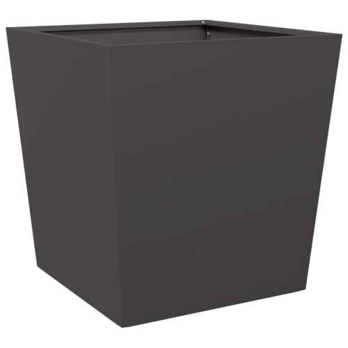 Vrtne sadilice 2 kom crne 50 x 50 x 50 cm čelične - Čelik/crna 50 x 50 x 50 cm 2 Cijena