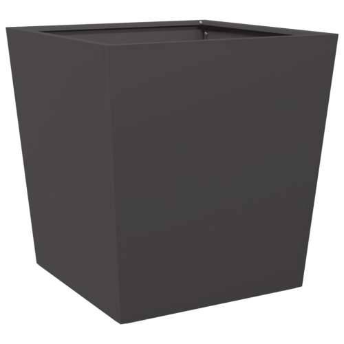 Vrtne sadilice 2 kom crne 50 x 50 x 50 cm čelične - Čelik/crna 50 x 50 x 50 cm 2 Cijena