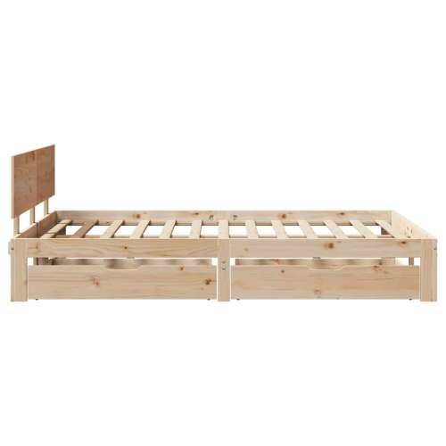 Okvir kreveta s ladicama bez madraca 135x190 cm - Prirodna 135 x 190 cm Cijena