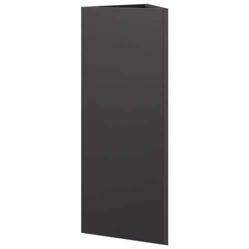 Vrtna sadilica crna trokutasta 30 x 26 x 75 cm čelična - Čelik/crna 30 x 26 x 75 cm 1 Cijena