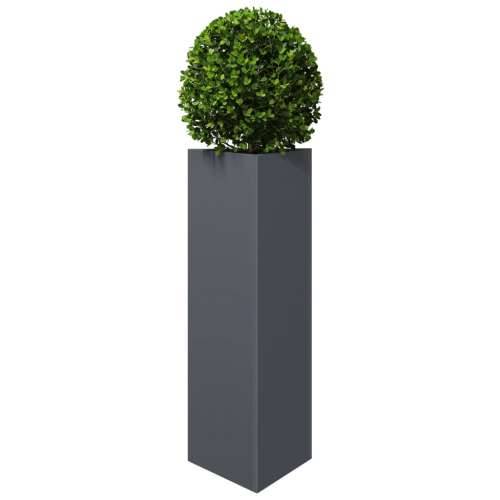 Vrtne sadilice 2 kom antracit trokutaste 30x26x75 cm čelične - Čelik/antracit 30 x 26 x 75 cm 2 Cijena