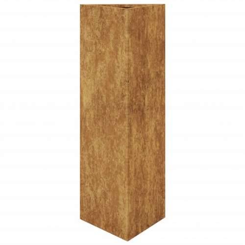 Vrtna sadilica trokutasta 30x26x75 cm Pohabani čelik - Otporni čelik / smeđa 30 x 26 x 75 cm 1 Cijena