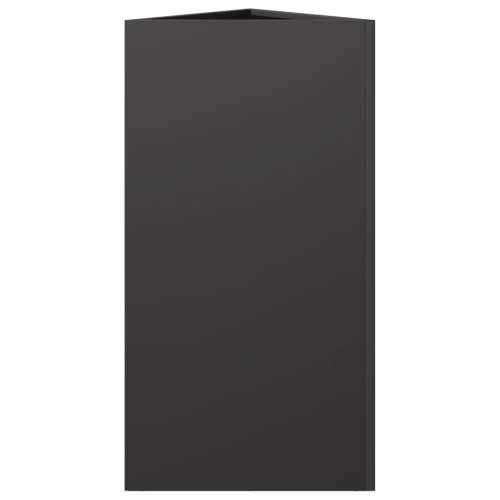 Vrtna sadilica crna trokutasta 40x34,5x70 cm čelična - Čelik/crna 40 x 34.5 x 70 cm 1 Cijena