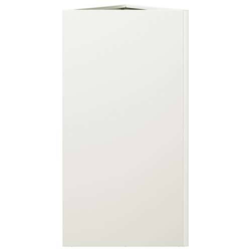 Vrtne sadilice 2 kom bijela trokutasta 40x34,5x70 cm čelične Čelik/bijela 40 x 34.5 x 70 cm 2 Cijena