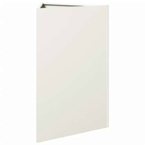 Vrtne sadilice 2 kom bijele trokutaste 50x43x75 cm čelične - Čelik/bijela 50 x 43 x 75 cm 2 Cijena