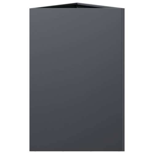 Vrtne sadilice 2 kom antracit trokutaste 50x43x75 cm čelične - Čelik/antracit 50 x 43 x 75 cm 2 Cijena