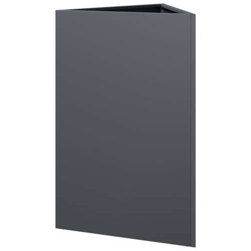 Vrtne sadilice 2 kom antracit trokutaste 50x43x75 cm čelične - Čelik/antracit 50 x 43 x 75 cm 2 Cijena