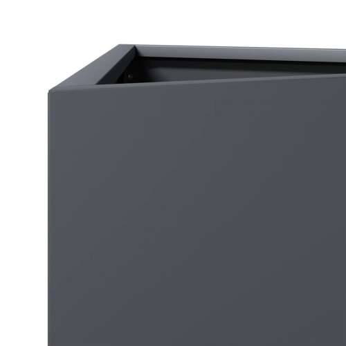 Vrtne sadilice 2 kom antracit trokutaste 50x43x75 cm čelične - Čelik/antracit 50 x 43 x 75 cm 2 Cijena