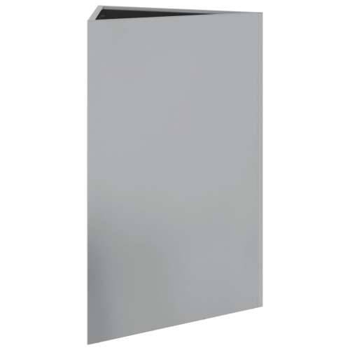 Vrtna sadilica trokutasta 50 x 43 x 75 cm od pocinčanog čelika - Pocinčani čelik / siva 50 x 43 x 75 cm 1 Cijena