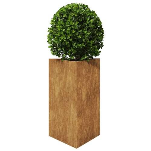 Vrtna sadilica trokutasta 50x43x75 cm Pohabani čelik - Otporni čelik / smeđa 50 x 43 x 75 cm 1 Cijena