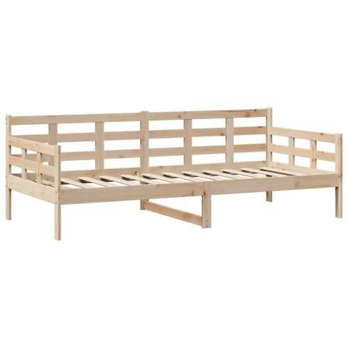 Dnevni krevet s ladicama bez madraca 80x200 cm masivno drvo - Prirodna 80 x 200 cm Cijena