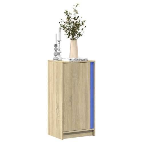 Komoda s LED boja hrasta sonome 42,5x34x85 cm konstruirano drvo - sonoma hrast 1 Cijena