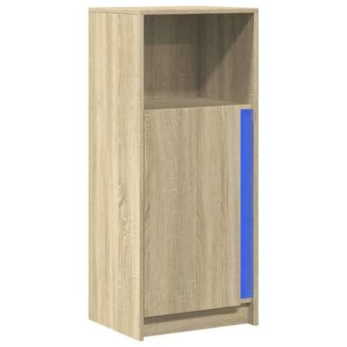 Komoda s LED boja hrasta 42,5 x 34 x 100 cm konstruirano drvo - sonoma hrast 1 42.5 cm Cijena