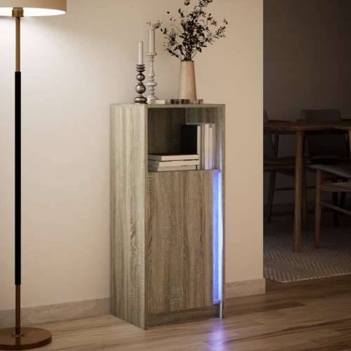 Komoda s LED boja hrasta 42,5 x 34 x 100 cm konstruirano drvo - sonoma hrast 1 42.5 cm Cijena