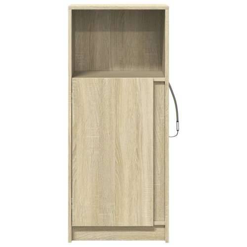 Komoda s LED boja hrasta 42,5 x 34 x 100 cm konstruirano drvo - sonoma hrast 1 42.5 cm Cijena