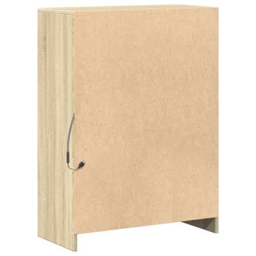 Komoda s LED svjetlima boja hrasta 72x34x100 cm drvena - sonoma hrast 1 72 cm Cijena