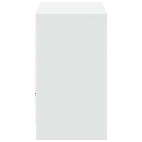 TV ormarić LED bijeli 91x34x61 cm od konstruiranog drva - Bijela 1 Cijena