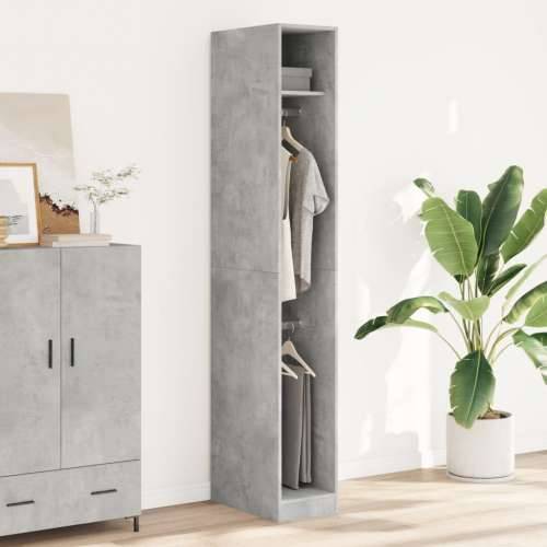 Ormar siva boja betona 30 x 50 x 200 cm od konstruiranog drva - Beton siva 30 x 50 x 200 cm 1 1 polica Cijena