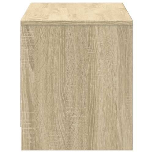 TV ormarić s LED svjetlima boja hrasta 97x34x40 cm drveni - sonoma hrast 1 97 cm Cijena