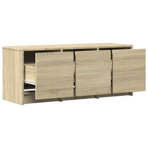 TV ormarić s LED svjetlima boja hrasta 97x34x40 cm drveni - sonoma hrast 1 97 cm Cijena