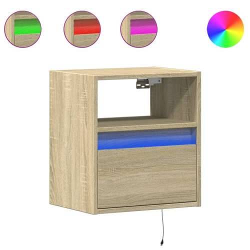 Zidni TV ormarić LED boja hrasta sonome 41x31x45 cm - sonoma hrast 1 41 cm Cijena