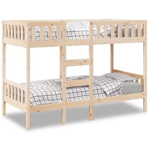 Krevet na kat 90 x 190 cm od masivne borovine - Prirodna 90 x 190 cm Cijena