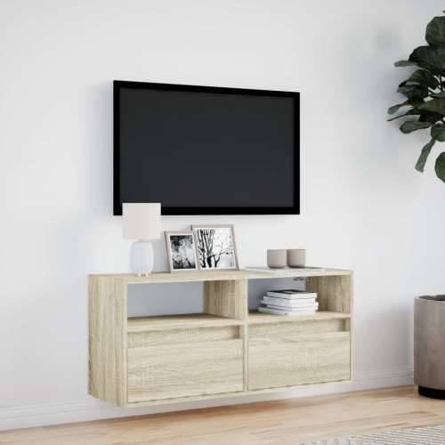 Zidni TV ormarić LED boja hrasta sonome 100x31x45 cm - sonoma hrast 1 100 cm Cijena