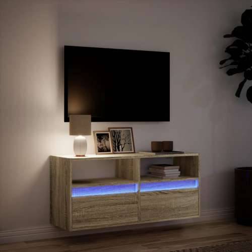 Zidni TV ormarić LED boja hrasta sonome 100x31x45 cm - sonoma hrast 1 100 cm Cijena