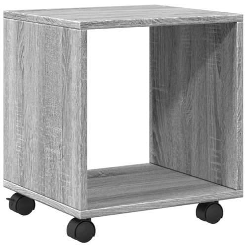 Pomični ormarić boja hrasta 37x33x42,5 cm konstruirano drvo - Sivi hrast sonoma 1 37 cm Cijena
