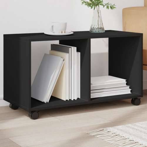 Pomični ormarić crni 72 x 33 x 42,5 cm konstruirano drvo - Crna 1 72 cm Cijena