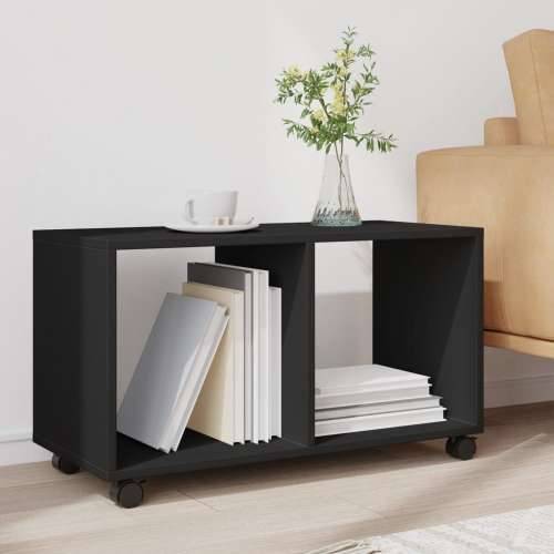 Pomični ormarić crni 72 x 33 x 42,5 cm konstruirano drvo - Crna 1 72 cm Cijena