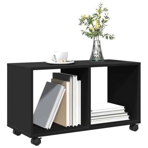 Pomični ormarić crni 72 x 33 x 42,5 cm konstruirano drvo - Crna 1 72 cm Cijena