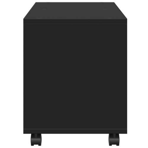 Pomični ormarić crni 72 x 33 x 42,5 cm konstruirano drvo - Crna 1 72 cm Cijena