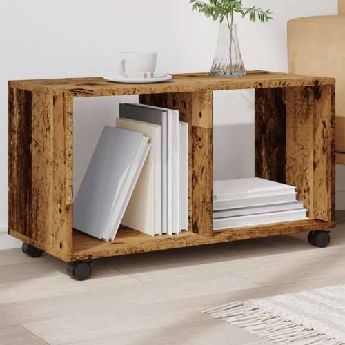 Pomični ormarić boja staro drva 72x33x42,5 cm konstruirano drvo - Staro drvo 1 72 cm Cijena