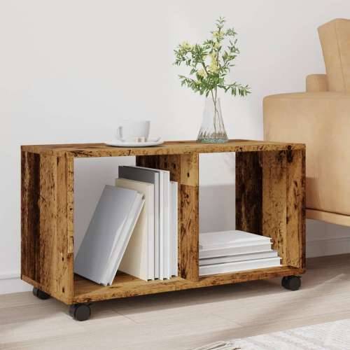 Pomični ormarić boja staro drva 72x33x42,5 cm konstruirano drvo - Staro drvo 1 72 cm Cijena