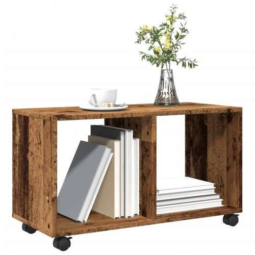 Pomični ormarić boja staro drva 72x33x42,5 cm konstruirano drvo - Staro drvo 1 72 cm Cijena