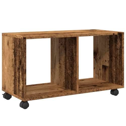 Pomični ormarić boja staro drva 72x33x42,5 cm konstruirano drvo - Staro drvo 1 72 cm Cijena