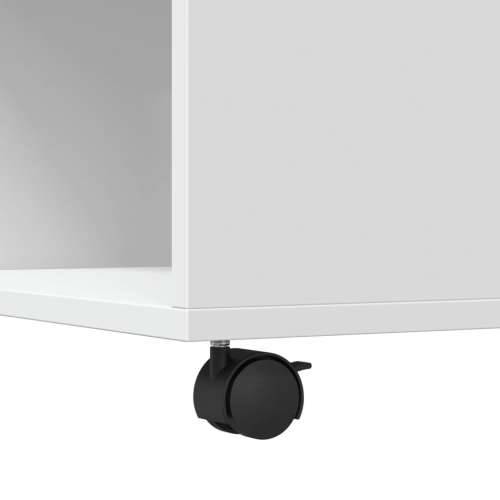 Stolić za kavu bijeli 80 x 80 x 40 cm od konstruiranog drva - Bijela 1 Cijena