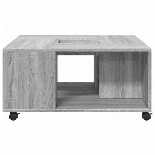 Stolić za kavu siva boja hrasta 80x80x40 cm konstruirano drvo Sivi hrast sonoma 1 Cijena