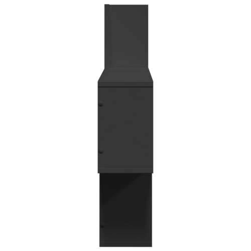 Zidna polica crna 100x15x70 cm od konstruiranog drva - Crna 1 Cijena