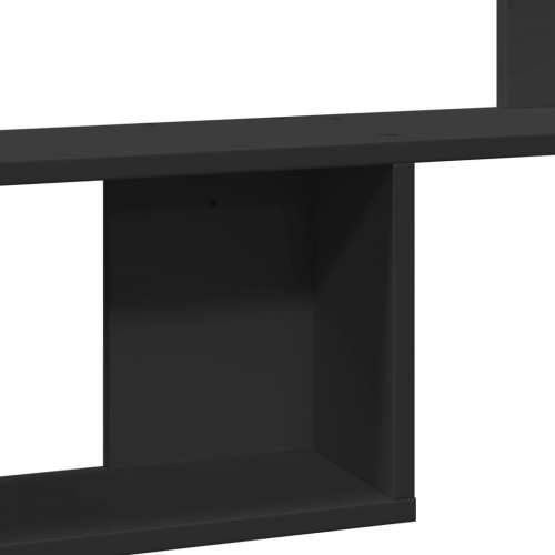 Zidna polica crna 100x15x70 cm od konstruiranog drva - Crna 1 Cijena