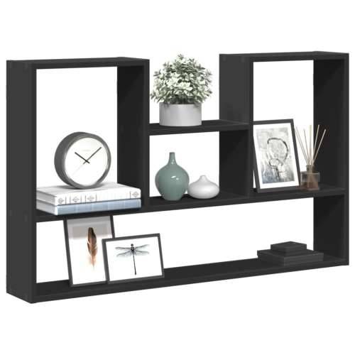 Zidna polica crna 99x15x60 cm konstruirano drvo - Crna 1 Cijena