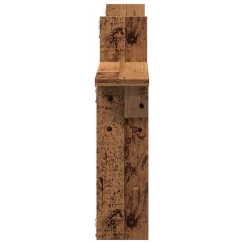 Zidne police 2 kom boja staro drvo 50x12x50cm konstruirano drvo - Staro drvo 50 x 12 x 50 cm 1 Cijena