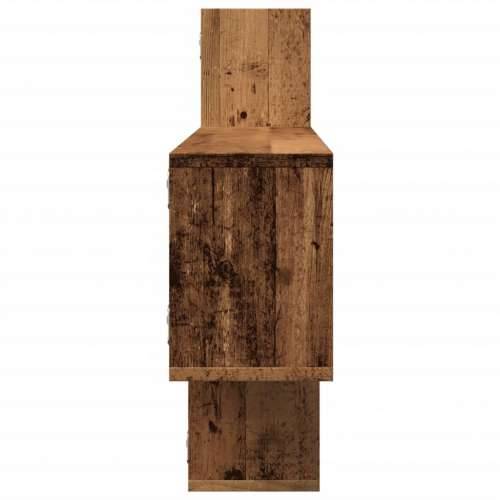 Zidna polica boja staro drvo 167,5x18x68 cm konstruirano drvo - Staro drvo 1 Cijena