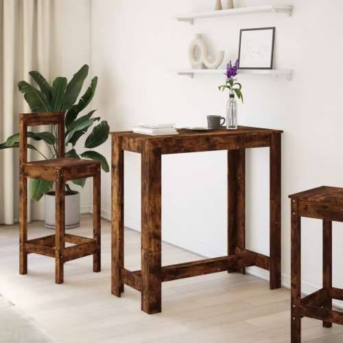 Barski stol boja hrasta 102 x 50 x 103,5 cm konstruirano drvo - Dimljeni hrast 1 102 cm Cijena