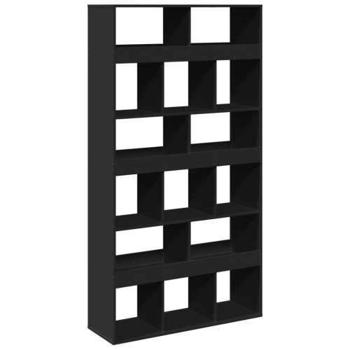 Paravan - Sobna pregrada crna 100 x 33 x 187,5 cm konstruirano drvo - Crna 1 187.5 cm Cijena