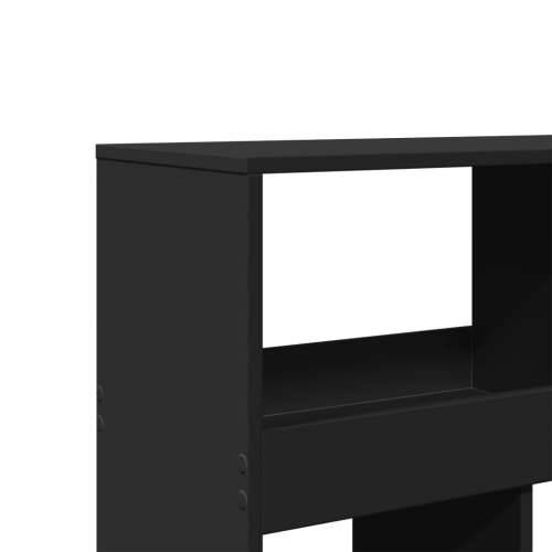 Paravan - Sobna pregrada crna 100 x 33 x 187,5 cm konstruirano drvo - Crna 1 187.5 cm Cijena